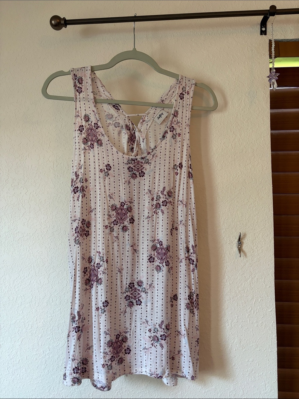 Daytrip Sleeveless Tank - Mauve Floral